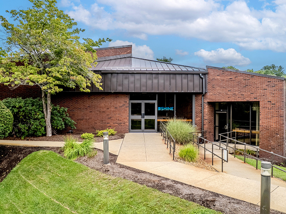 Entrance of the Isotope Delivery Campus building
